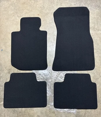 2022-2025 BMW 4-Series M440i G26 Gran Coupe OEM Black Carpet Floor Mats Set 4 Pc - Image 1 of 4