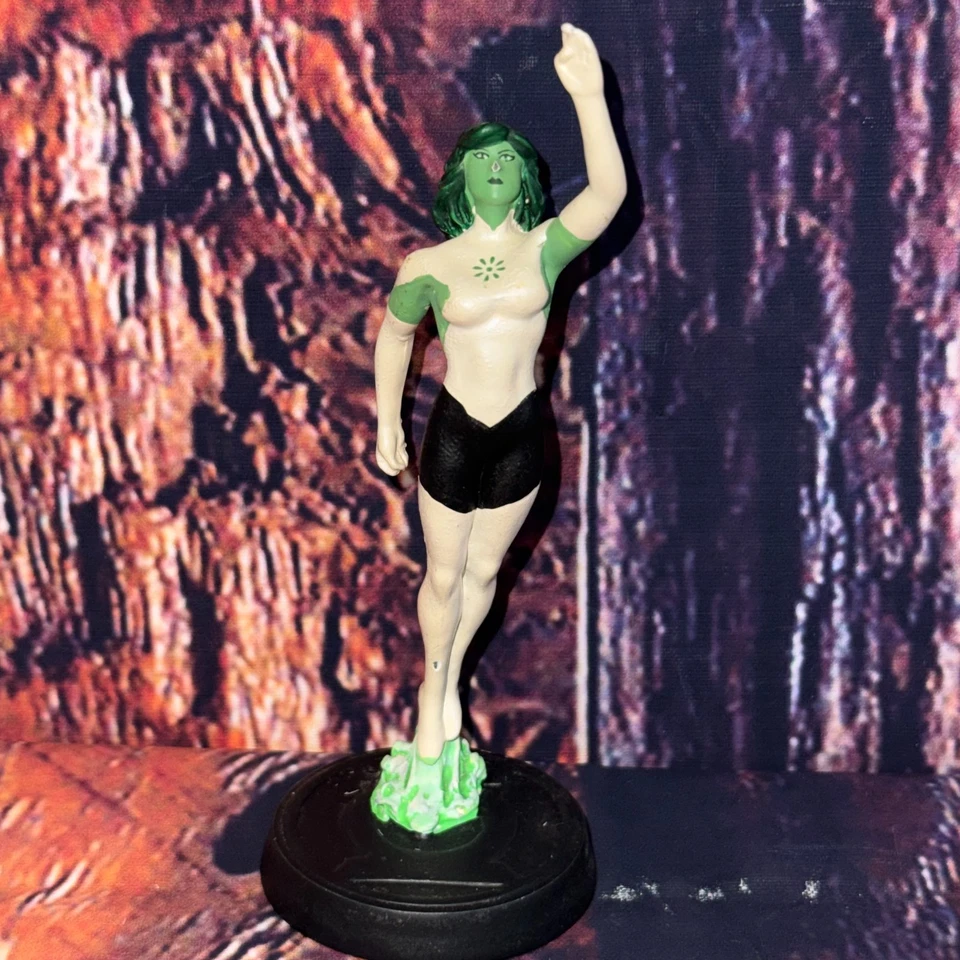 Estatueta colecionável Eaglemoss 2011 DC Comics JADE Die-Cast LEIA - Imagem 1 de 4