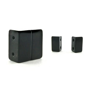 Magnetic Clasp 2 Hole Matte Black Sets Of 10 MC01 - Picture 1 of 3