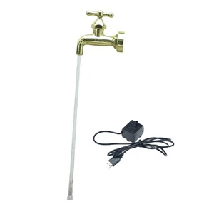 Unsichtbarer fließender Auslauf Bewässerungsdose Brunnen Hof schwimmender Wasserhahn Wasserhahn - Bild 1 von 4