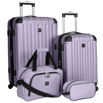 Midtown Hardside Luggage Travel, Lilac, 4-Piece Set - Image 1 of 4