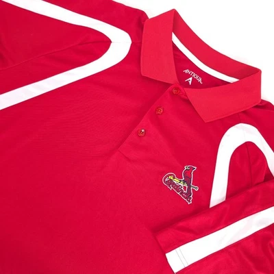 Camisa Polo de los Cardenales de San Luis para Hombres XL Entrenamiento de Primavera Júpiter Florida Atletismo Foto 1 de 4