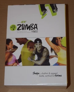 ZUMBA FITNESS 4 Disc DVD Box Set BEGINNERS, ADVANCED, POWER ABS, BUNS - Picture 1 of 4
