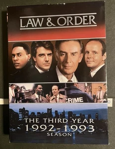 Law & Order The 3rd Third Year 1992 - 1993 - DVD Set - Imagen 1 de 12