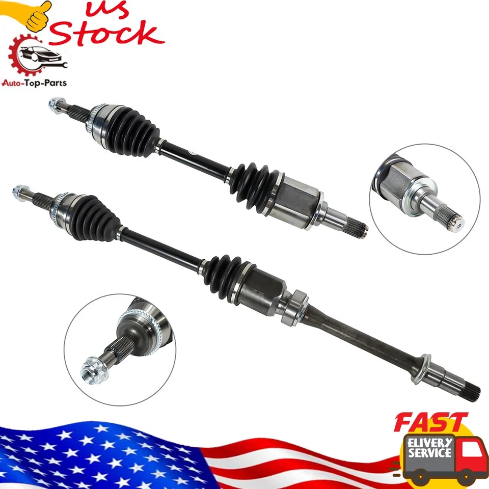 Par de ejes delanteros CV para Toyota Camry 2002-2006 y Highlander 2004-2007 tracción delantera V6 Foto 1 de 4