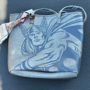 Women's LOUNGEFLY Marvel Hero THOR Tote Bag/Purse NWT Rare - Picture 1 of 10