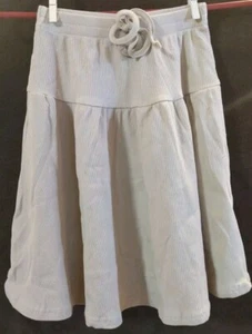 Mädchen Größe 8 Rock hellbraun geripptes Material elastische Taille NEU - Bild 1 von 4