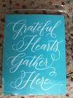 Chalk Couture Grateful Hearts Gather Here Silkscreen Retired Transfer New