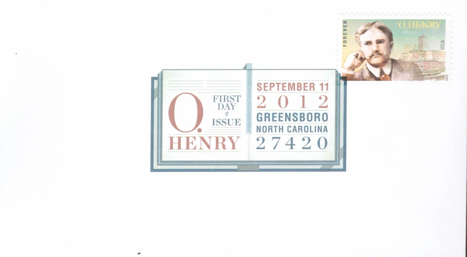 2012 USPS First Day of Issue honoring Literary Arts - O. Henry Foto 1 de 1