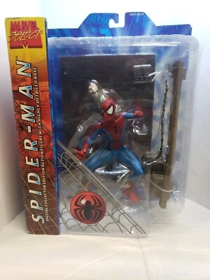 MARVEL SELECT ULTIMATE SPIDER-MAN LACRADO NOVO NA CAIXA! FIGURA FECHADA EM PERFEITO ESTADO! Lendas! - Imagem 1 de 3