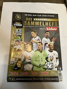 EM 2020 Sammelheft Ferrero Kicker - Bild 1 von 2