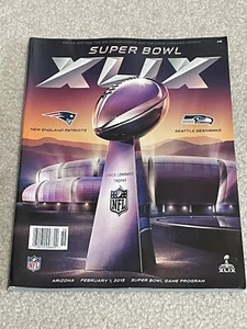 Super Bowl 49 Program Book New England and Seattle Football Brand New Excellent - Picture 1 of 2