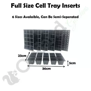 More details for seed tray cell inserts for full size gravel trays propagator plug bedding packs