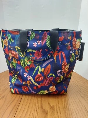 Bolso de Mano CXL by Christian Lacroix Liliane Reversible Estampado Tropical Nuevo con Etiquetas Cartera Foto 1 de 4
