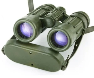 STUNNING Green Rubber Armored Zeiss 8x30 Safari Dialyt Binoculars 8x30B/GAT - Picture 1 of 7