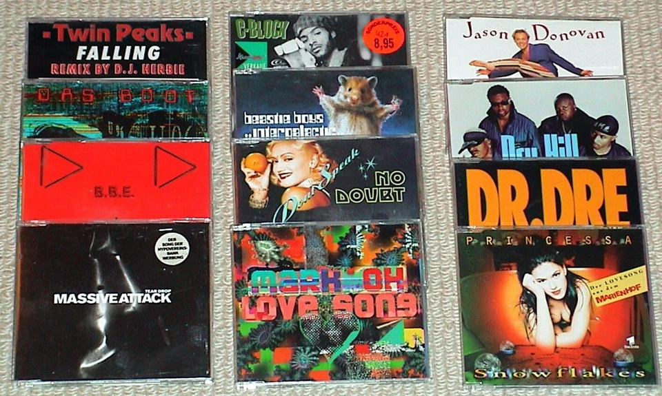 Maxi CD Sammlung 90er 12p, Donovan, B.B.E., Das Boot, No Doubt, Princessa,u.v.a. - Bild 1 von 1