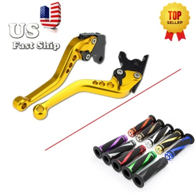 Empuñaduras de palanca de freno de embrague corto CNC para Honda CBR1000RR/FIREBLADE 2004-2006 2007 Foto 1 de 4