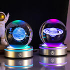 Creative 3D Inner Carving Luminous Crystal Ball Colorful Gradient Small Night La