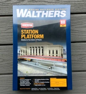 KIT MODELO PLÁSTICO PLATAFORMA ESTACIÓN PIEDRA ANGULAR WALTHERS 1/87 HO ARTÍCULO 933-3391 FS - Imagen 1 de 5