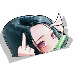 Pegatinas de transferencia de vinilo Nezuko | Demon - Peek - Big Head - anime - Imagen 1 de 1