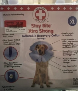 Stay Rite Inflatable Recovery Collar Size XL Dog Puncture Resistant Xtra Strong - Picture 1 of 3