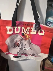 Disney Loungefly Dumbo Canvas XL Tote RARE New With Original Tags - Picture 1 of 4