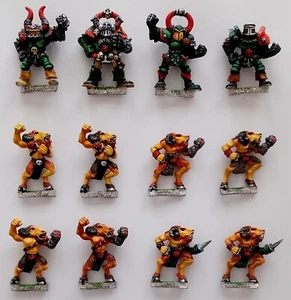 Blood Bowl 3rd Edition Metal Chaos All-Stars Team with "Lord Borak" Star Player - Picture 1 of 8