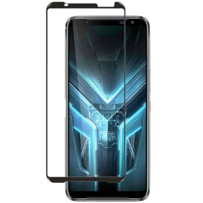 Protector de pantalla de vidrio templado de cobertura completa para teléfono ASUS ROG 9 8 7 6 5 Pro Foto 1 de 4
