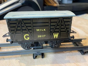 Vintage Hornby O Gauge Tinplate -No. O Milk Van GWR circa 1930's - Picture 1 of 20