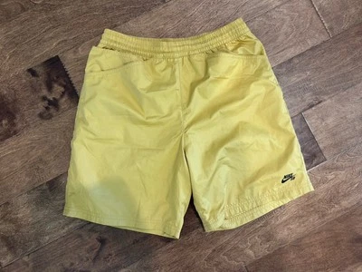 Pantalones Cortos Nike SB Skate Chino Tejidos DH2892-777 Dorado Amarillo Negro Hombres Pequeños Dunk Xs Foto 1 de 4