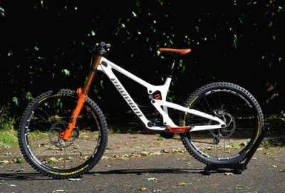 Propain Rage CF Custom Größe L weiß Downhill Bike 2025 Fox 40 - Bild 1 von 4