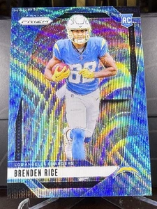 2024 Brenden Rice Panini Prizm Blue Wave Prizm Rookie #313 26/230 - Picture 1 of 2