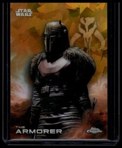 2025 Topps Cromo Zafiro Star Wars #178 The Armorer Gold #/50 - Imagen 1 de 2