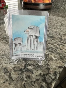 2024 Topps Star Wars Capolavoro Karl Jones Carte da Schizzo Auto #1/1 - Foto 1 di 2