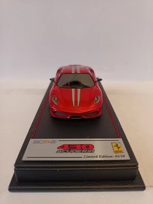 SCM CM603D2 FERRARI 430 SCUDERIA RED MET RARE 1/43 no BBR - Immagine 1 di 4