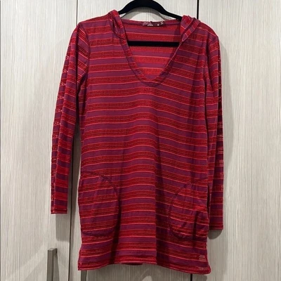 Prana | Cobertura de natação com capuz de malha | Vermelho roxo | Média - Imagem 1 de 4