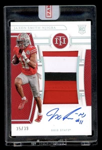 2023 National Treasures Jaxon Smith-Njigba Rookie Patch Auto RPA RC Holo /39 - Picture 1 of 2