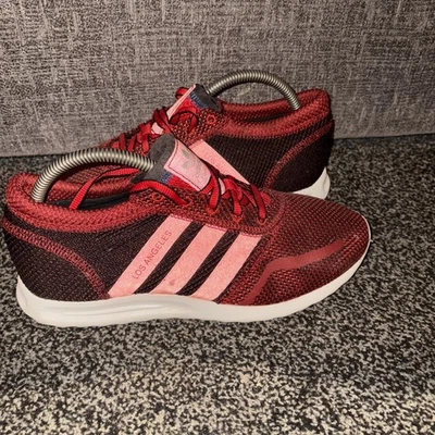 Mens Adidas Trainer Los Angeles Burgundy Red Size 6 uk Red - Image 1 of 4
