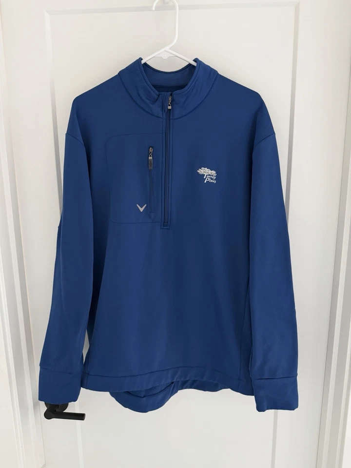 Chaqueta Pullover Torrey Pines Callaway Cremallera Q - Para Hombre XL - Callaway Weather Series Foto 1 de 4
