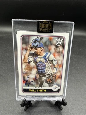 2021 Topps Archives Signature Series Will Smith Auto Autograph /37 World Series - Image 1 of 2