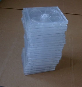 24 CD Hüllen Jewelcase Leerhüllen - transparent - - Bild 1 von 2
