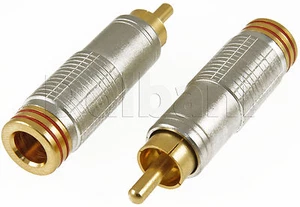 Gold Plated Red RCA Plug Connector 15-1625 - Picture 1 of 1