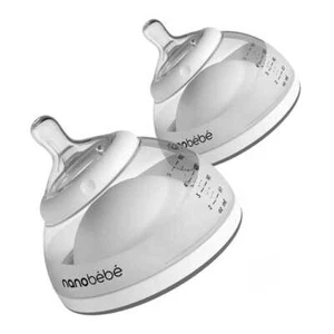 Nanobebe Breastmilk 150ml Bottle Pack of 2 Anti colic - Grey - New sealed - Picture 1 of 1