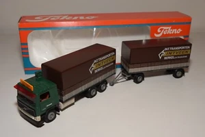 S TEKNO VOLVO F12 F 12 INTVEEN BERKEL TRUCK WITH TRAILER MINT BOXED - Foto 1 di 7
