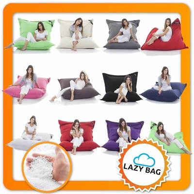 Original LazyBag Sitzsack XXL aus Baumwolle - Sitzsäcke Kindersitzsack 180x140cm - Bild 1 von 4
