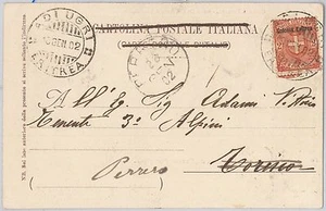 53381 - ITALIA COLONIE: ERITREA  - Storia Postale: CARTOLINA da  ADI UGRI 1902 - Imagen 1 de 1