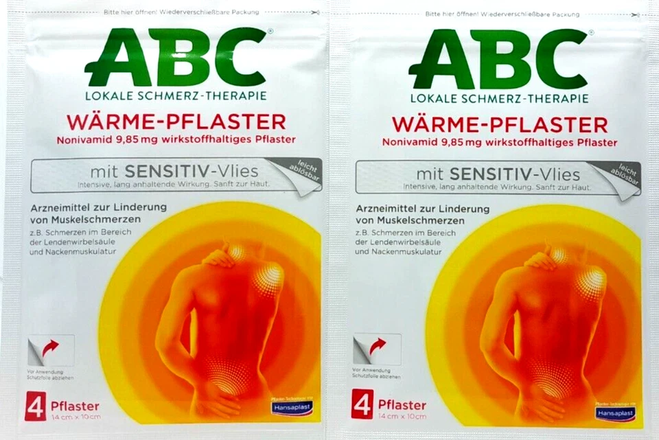 Beiersdorf ABC Wärme-Pflaster - 4er Pack