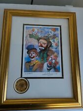 Emmett Kelly Circus Collection Leigjtin Jones Signed Picture
