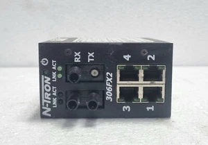 N-Tron 306FX2-ST Industrial Ethernet Switch N-Tron 306FX2 #1 Damaged As Seen - Picture 1 of 7