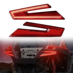 Left & Right Rear LED Brake Tail Lights For Polaris RZR PRO XP /4 2020-2022 2023 - Picture 1 of 9